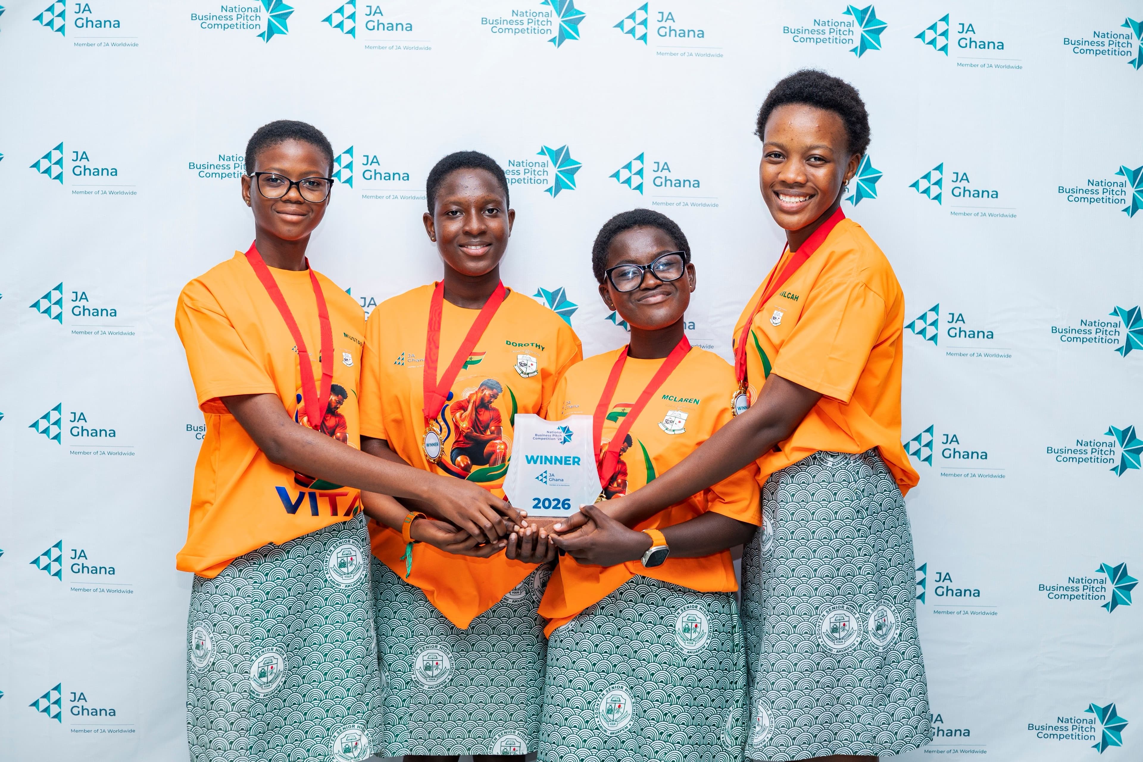 Adonten Senior High School Wins JA Ghana’s 2026 National Business Pitch Competition