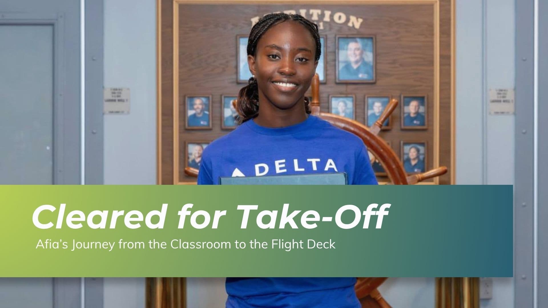 Afia’s Journey from the Classroom to the Flight Deck